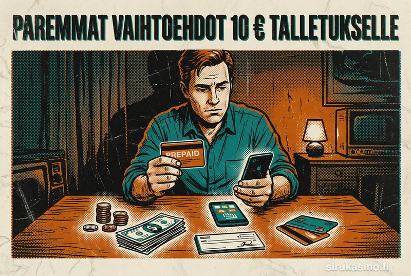Paremmat vaihtoehdot 10 € talletukselle
