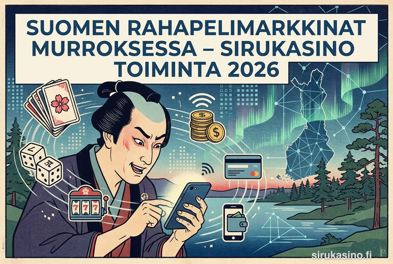 Suomen rahapelimarkkinat murroksessa – Siru Kasino toiminta 2026